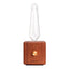LANDROMA Nebulizing Diffuser for Essential Oils, Cube Sapele Wood Conical Glass Scent Diffuser, Silent Solid Wood Essential Oil Atomizer for Home & Office