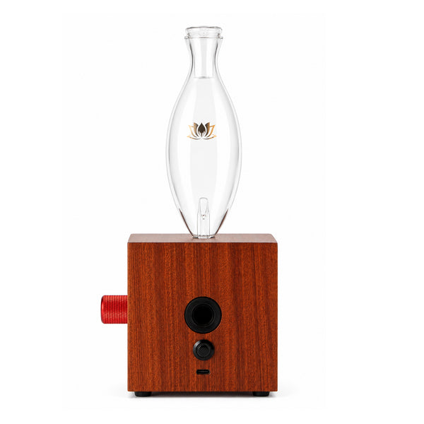 LANDROMA Sapele Wood Bluetooth Speaker & Nebulizing Diffuser, Premium Wooden Essential Oil Atomizer for Home & Office, Silent Operation, Warm Sound 410