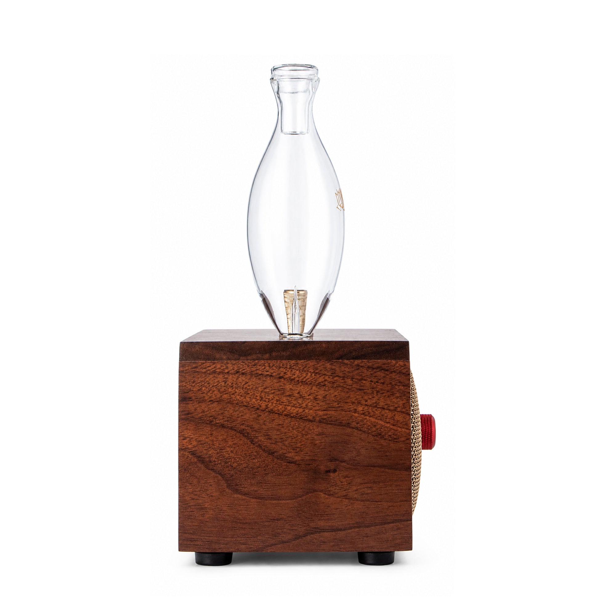 Landroma Sapele Wood Bluetooth Speaker & Nebulizing Aroma Diffuser – Premium Wooden Aroma Speaker, Silent Operation, Rich Bass, Perfect for Home & Office 450