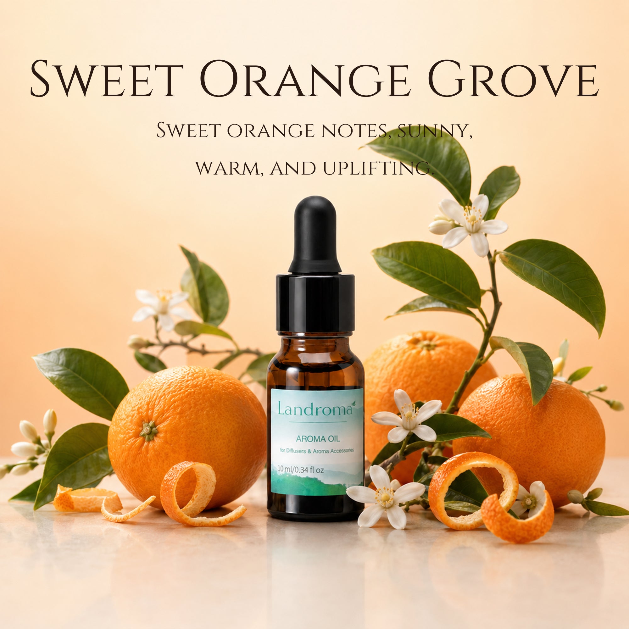 Landroma 10ml Aroma Oil for Nebulizing Diffuser – Premium Fragrance Oils, 6 Scents To Choose From