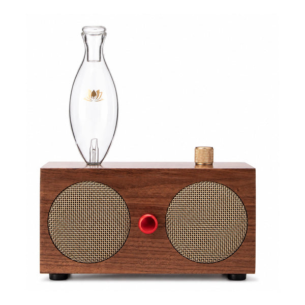 Landroma Sapele Wood Bluetooth Speaker & Nebulizing Aroma Diffuser – Premium Wooden Aroma Speaker, Silent Operation, Rich Bass, Perfect for Home & Office 450