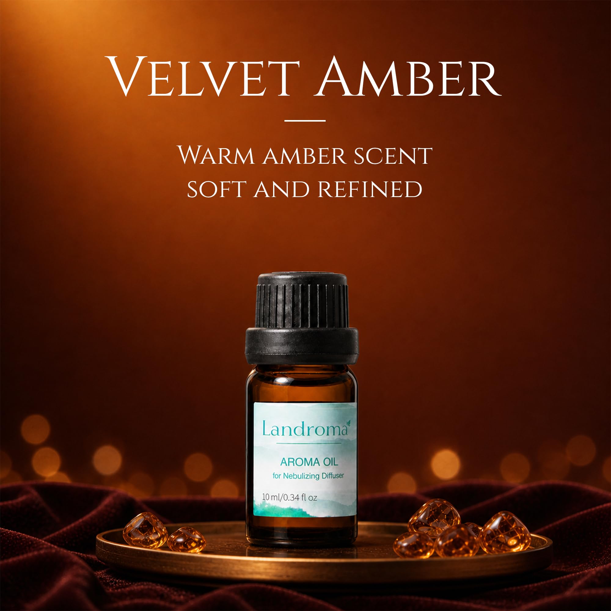 Landroma 10ml Aroma Oil for Nebulizing Diffuser – Premium Fragrance Oils, 6 Scents To Choose From