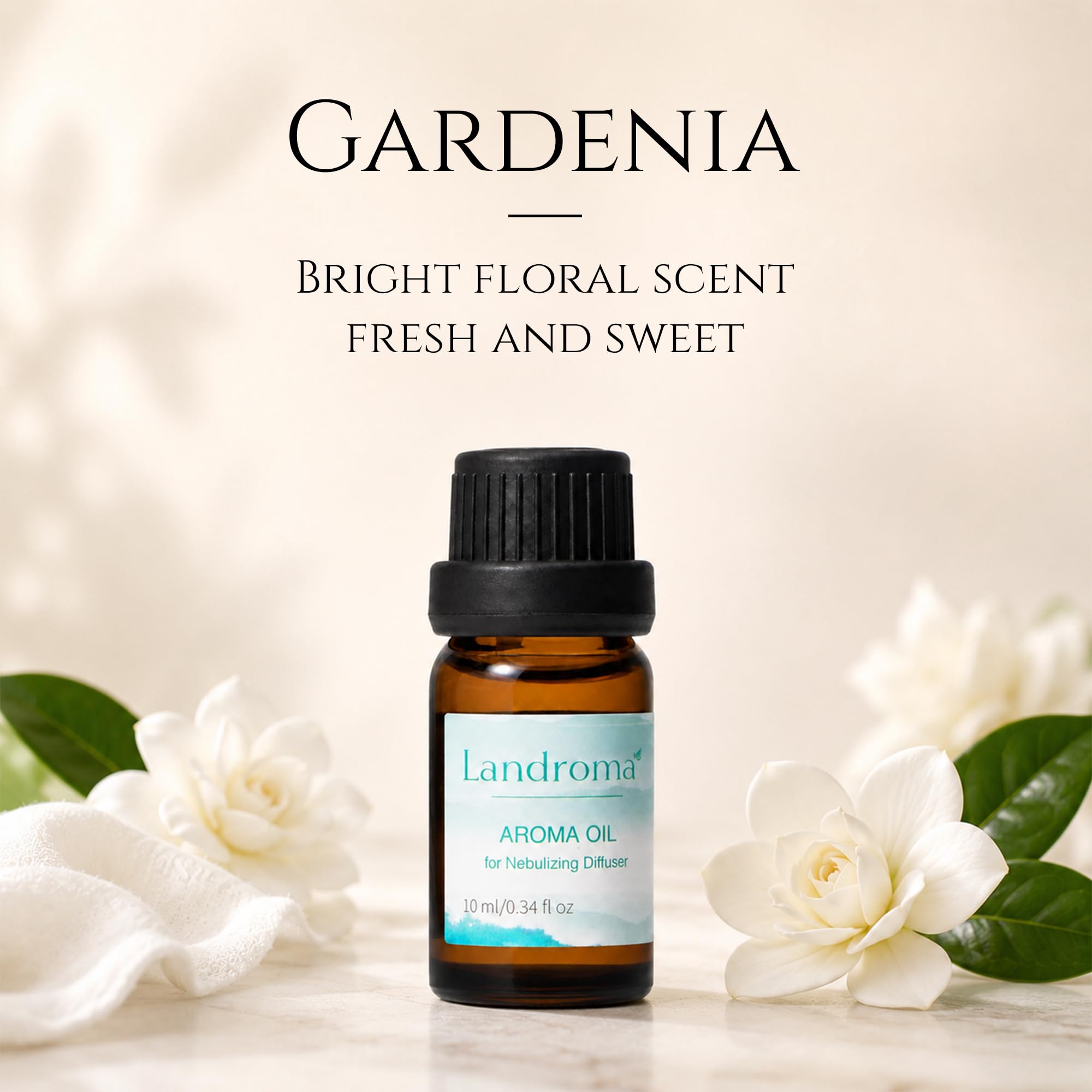 Landroma 10ml Aroma Oil for Nebulizing Diffuser – Premium Fragrance Oils, 6 Scents To Choose From