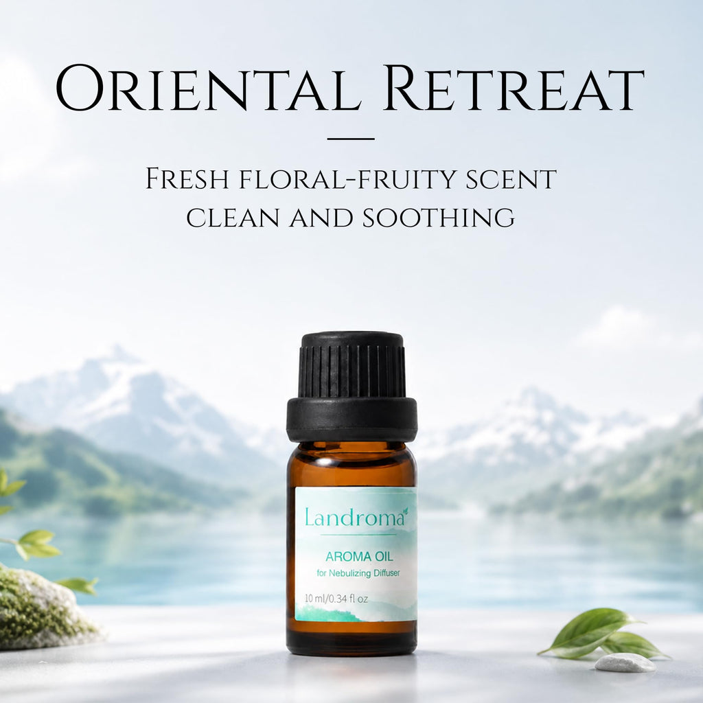 Landroma 10ml Aroma Oil for Nebulizing Diffuser – Premium Fragrance Oils, 6 Scents To Choose From