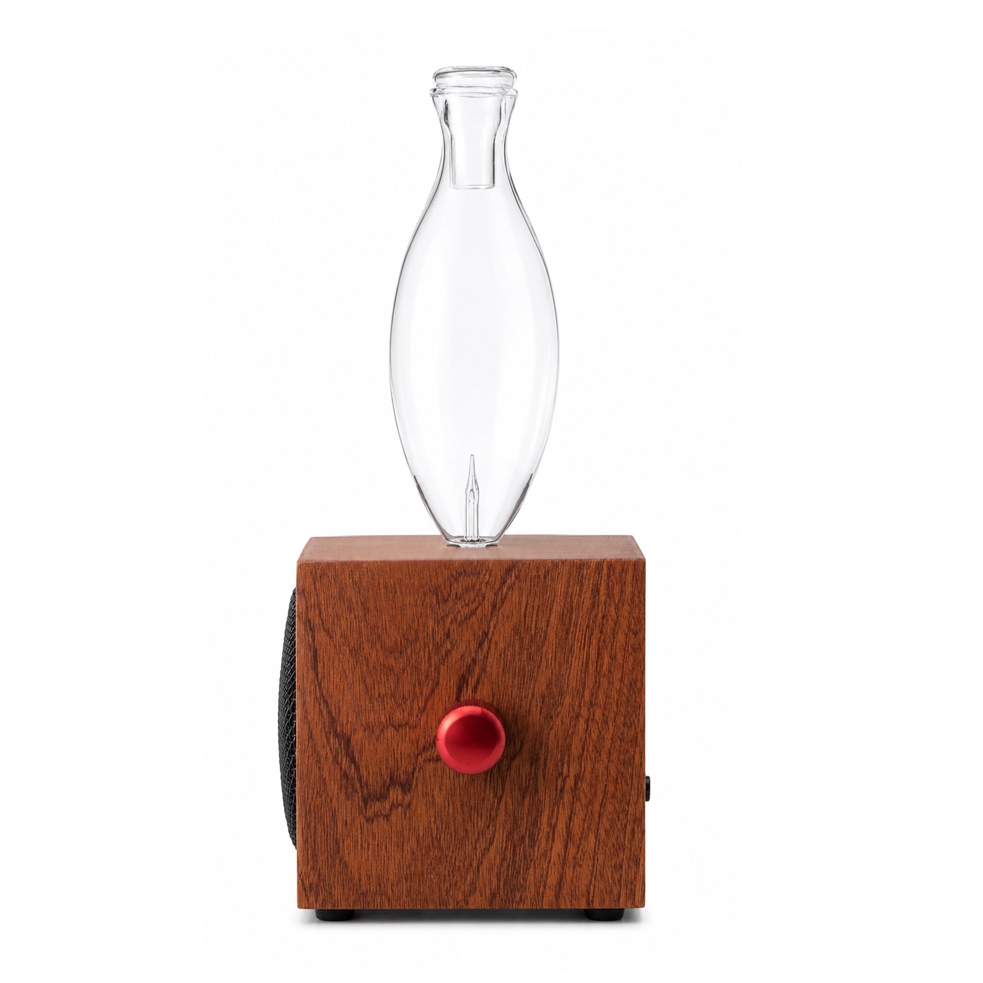 Landroma Sapele Wood Bluetooth Speaker and Nebulizing Aroma Diffuser – Premium Wooden Aromatherapy Diffuser for Home and Office, Silent Relaxation, Warm Sound 410