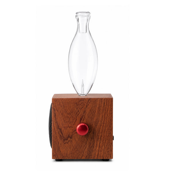 LANDROMA Sapele Wood Bluetooth Speaker & Nebulizing Diffuser, Premium Wooden Essential Oil Atomizer for Home & Office, Silent Operation, Warm Sound 410