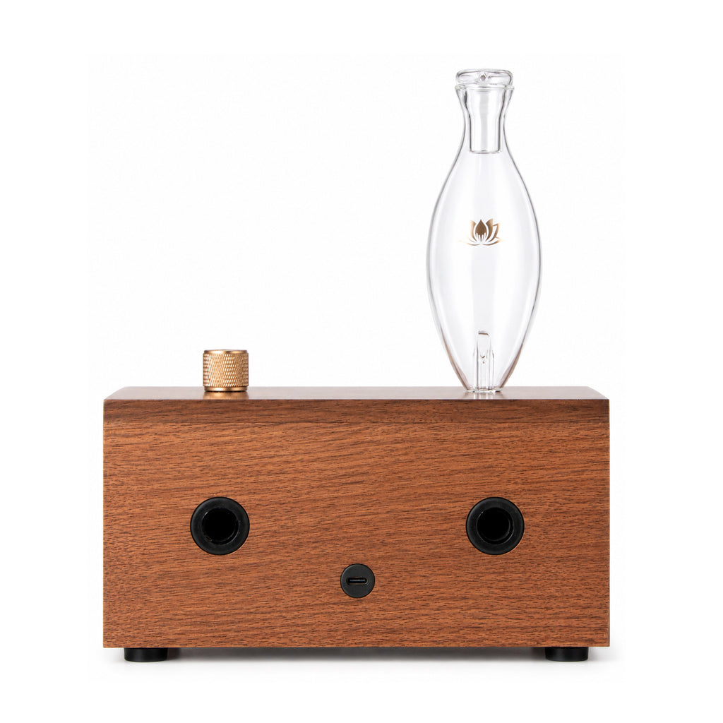Landroma Sapele Wood Bluetooth Speaker & Nebulizing Aroma Diffuser – Premium Wooden Aroma Speaker, Silent Operation, Rich Bass, Perfect for Home & Office 450
