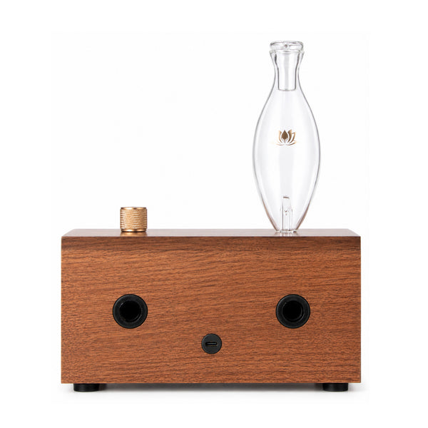 Landroma Sapele Wood Bluetooth Speaker & Nebulizing Aroma Diffuser – Premium Wooden Aroma Speaker, Silent Operation, Rich Bass, Perfect for Home & Office 450