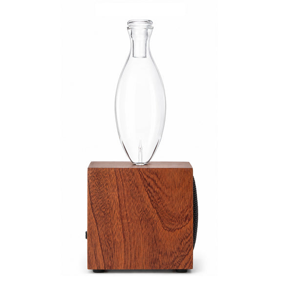 LANDROMA Sapele Wood Bluetooth Speaker & Nebulizing Diffuser, Premium Wooden Essential Oil Atomizer for Home & Office, Silent Operation, Warm Sound 410