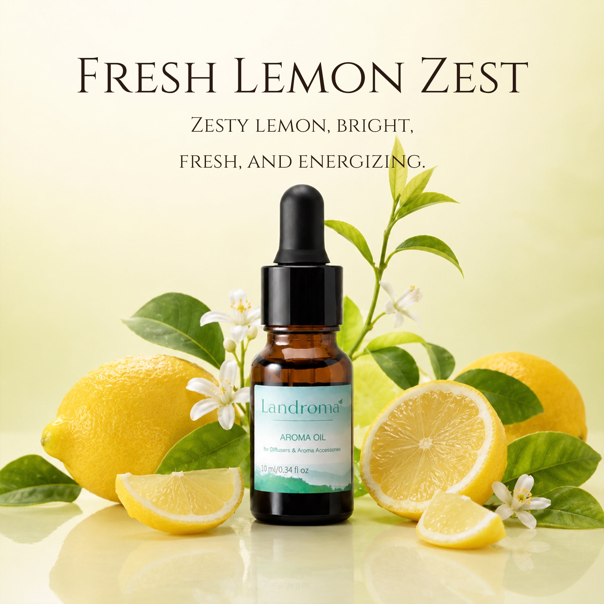 Landroma 10ml Aroma Oil for Nebulizing Diffuser – Premium Fragrance Oils, 6 Scents To Choose From